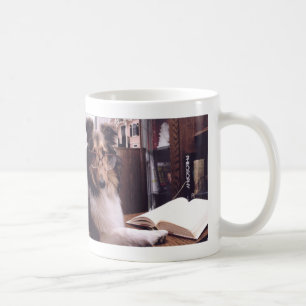 Café Caneca de Sheltie da leitura