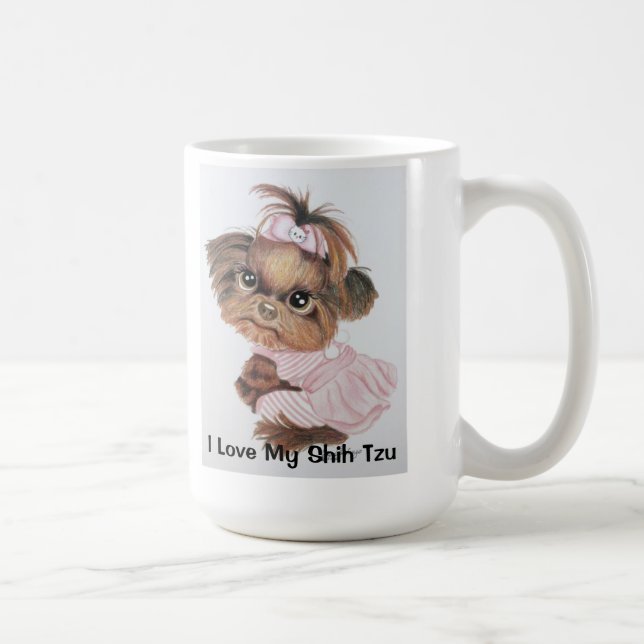 Café Caneca de Shih Tzu (Direita)