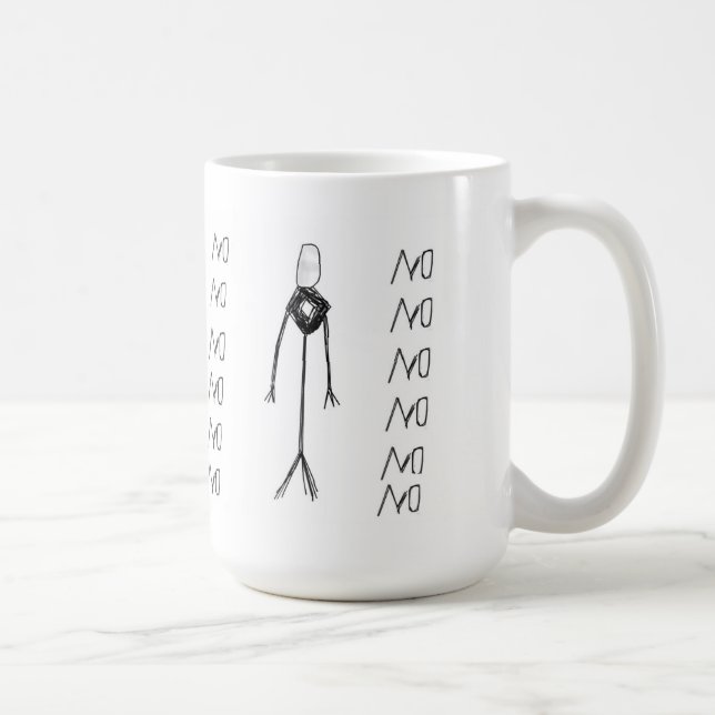 Café Caneca de Slenderman nenhum papel (Direita)