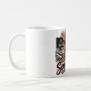 Café Caneca de Sonografista de Vaca das Terras Altas - 