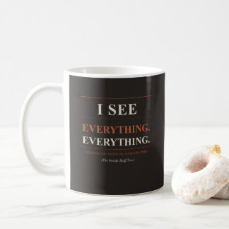 Café Caneca de Sonógrafo - Eu Vejo Tudo - Presente Dive