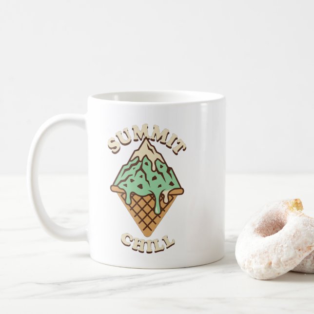 Café Caneca de Sorvete Summit Chill | Piada Engraçada (Com Donut)