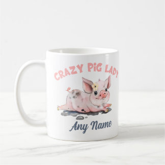 Café Caneca De Suíno Louca, Caneca De Sobremesa, Presen