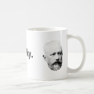 Café caneca de t-chai-kovsky