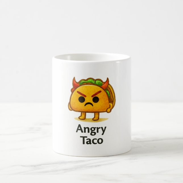 Café Caneca de Taco de Ansiedade Engraçada Presente Fof (Centro)