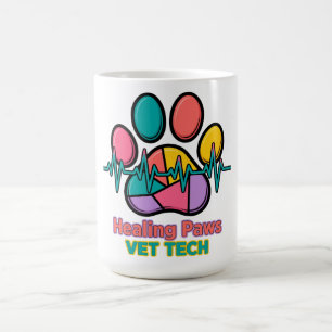 Café Caneca de Técnico Veterinário Patas Curativas