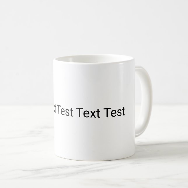 Café Caneca de Teste (Frente Esquerda)