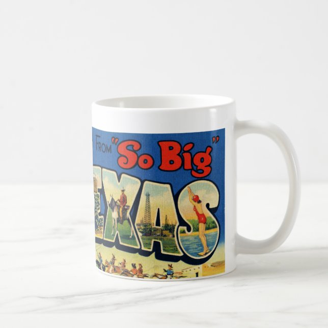Café Caneca de Texas do vintage (Direita)