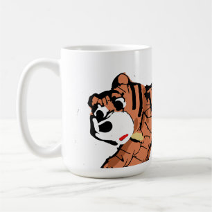 Café Caneca de Tigre Fofíssimo