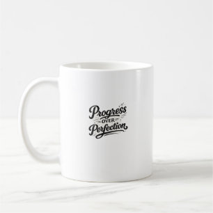 Café Caneca de Tipografia Motivacional