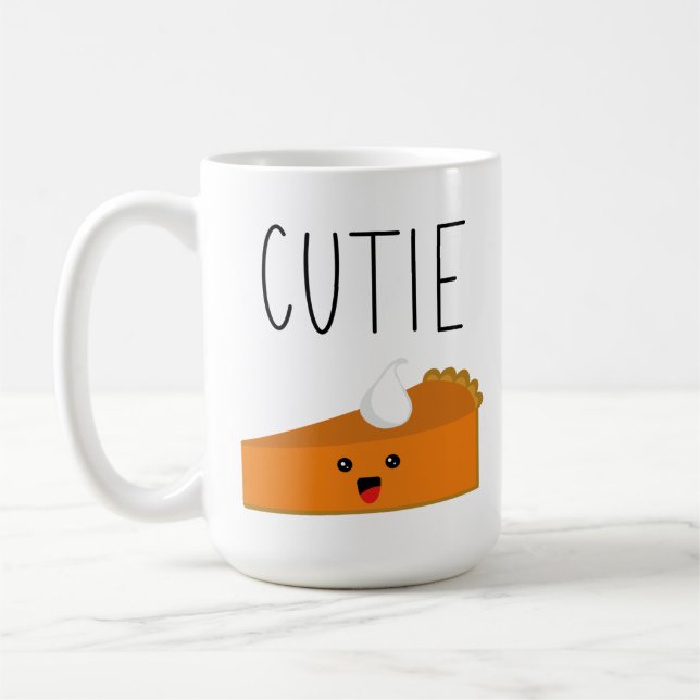 Café Caneca de Torta de Abóbora (Esquerda)