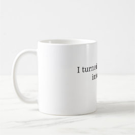 Café Caneca de trabalho com design engraçado temático p