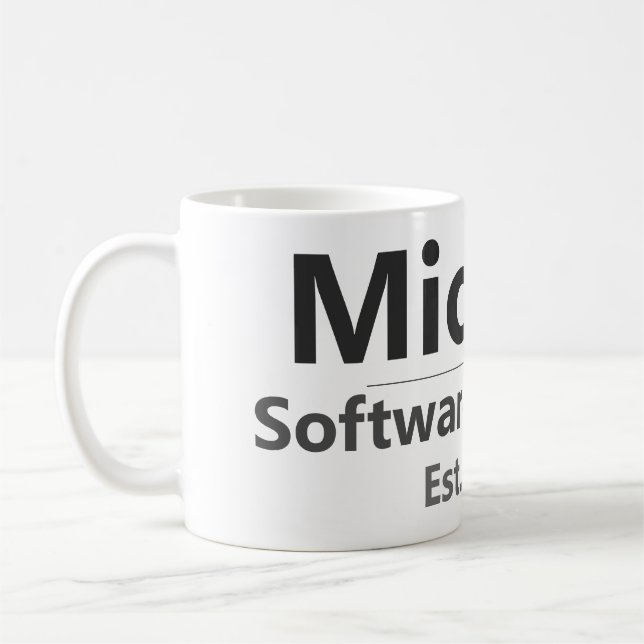 Café Caneca de Trabalho Personalizada – Nome e Cargo Cu (Esquerda)