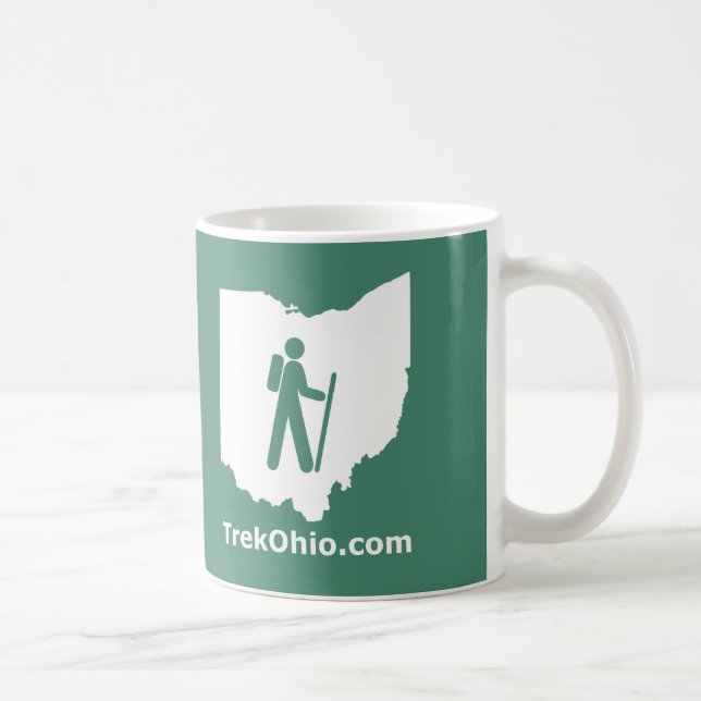 Café Caneca de TrekOhio, verde (Direita)