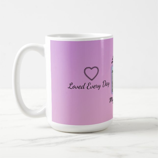 Café Caneca de Tributo com Foto Centralizada (Esquerda)