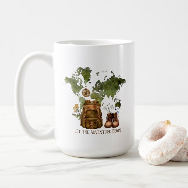 Café Caneca de Trilha (Com Donut)