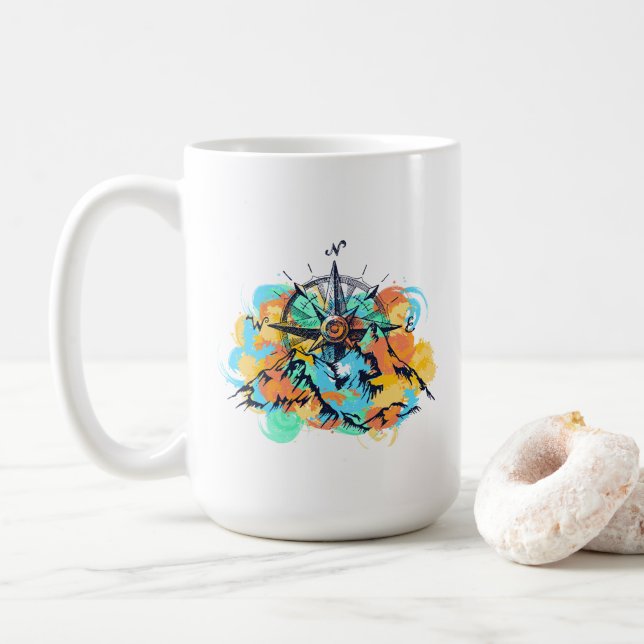 Café Caneca de Trilha (Com Donut)