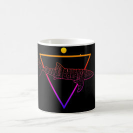 Café Caneca de tubarão baleia invertido
