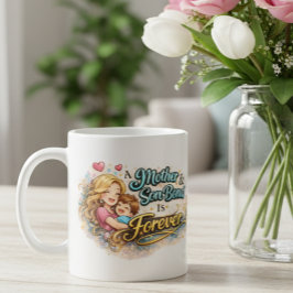 Café Caneca de Uma Ligação Entre Mãe e Filho é Para Sem