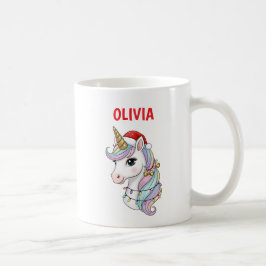 Café Caneca de Unicorn de Natal