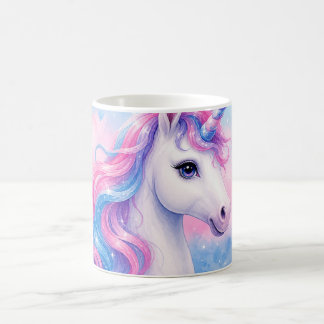 Café Caneca de Unicórnio Pastel Sonhador