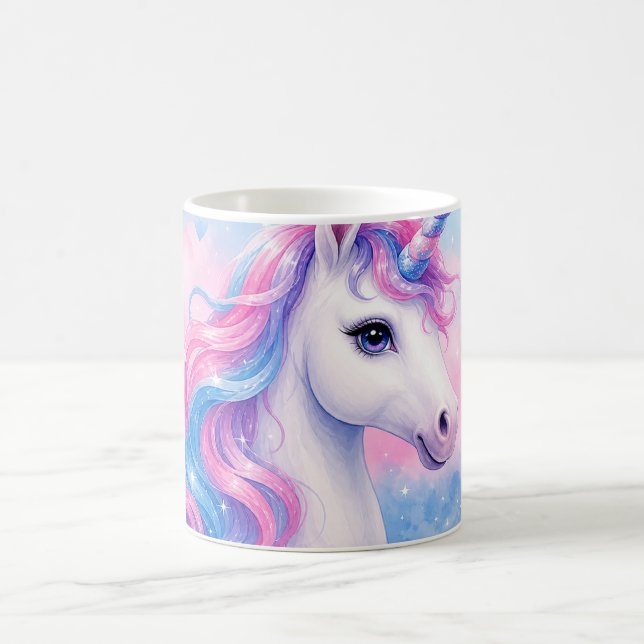 Café Caneca de Unicórnio Pastel Sonhador (Centro)