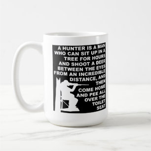 Café Caneca de Urinar do Caçador