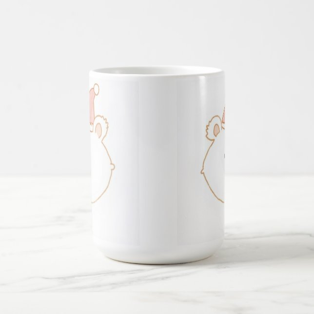 Café Caneca de urso papai noel (Centro)