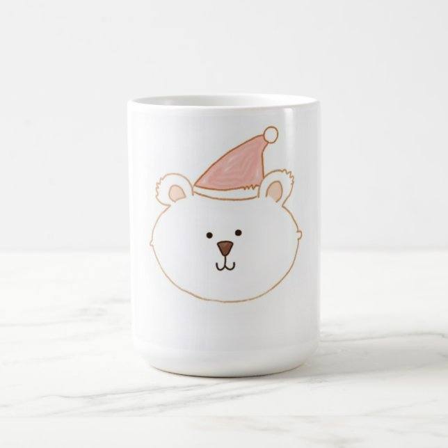 Café Caneca de urso papai noel (Centro)