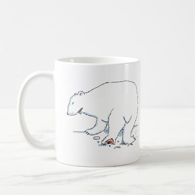 Café caneca de Urso Polar (Esquerda)
