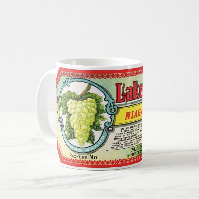 Café Caneca de Uvas (Frente Esquerda)