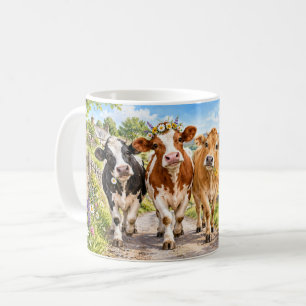 Café Caneca de Vaca e Estradas Rurais Felizes