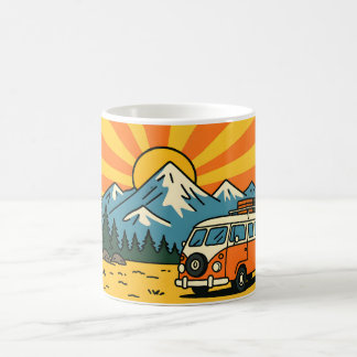 Café Caneca de Van de Campismo de Viagem