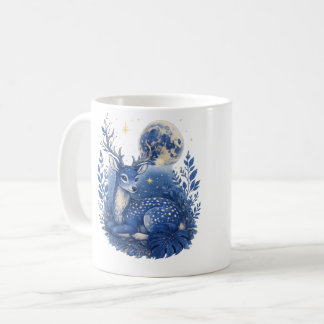 Café Caneca de Veado Azul Místico.