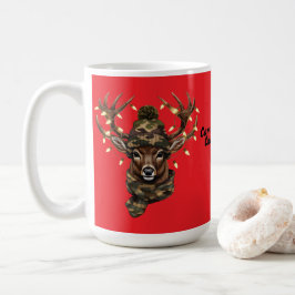 Café Caneca de veado de Natal