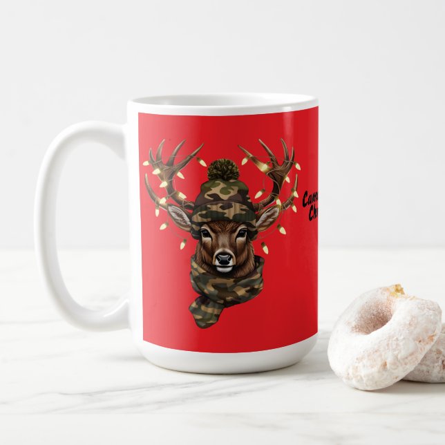 Café Caneca de veado de Natal (Com Donut)