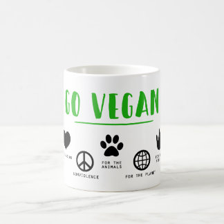 Café caneca de vegan
