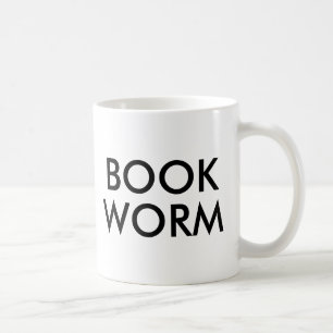 Café Caneca de verme Cute Book Lover Mug