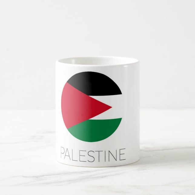 Café Caneca de Viagem Bandeira da Palestina (Centro)