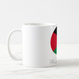 Café Caneca de Viagem Bandeira da Palestina