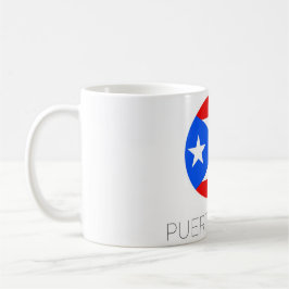 Café Caneca de Viagem Bandeira de Porto Rico