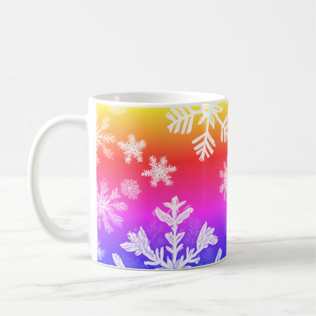 Café Caneca de viagem Clássica Floco de Neve Natal, 11  (Esquerda)