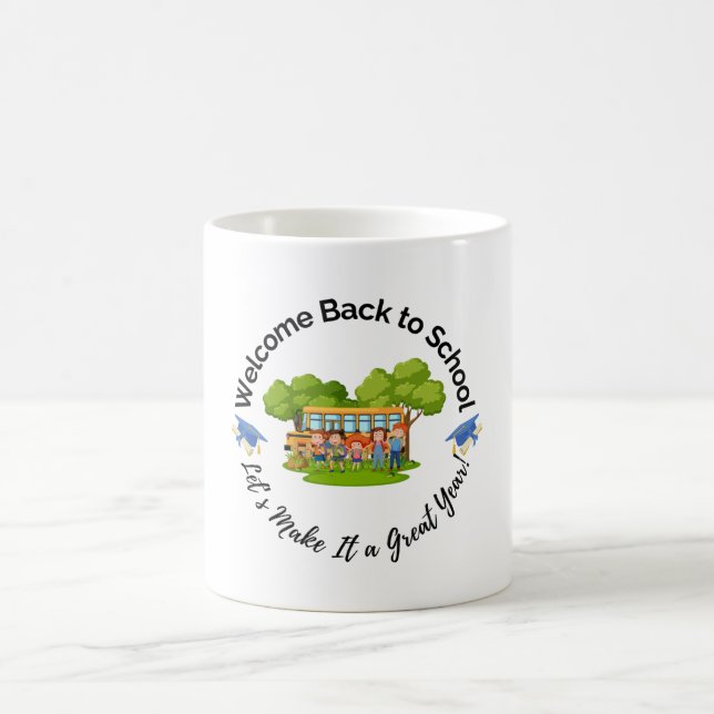 Café Caneca de Viagem Divertida de Ônibus Escolar (Centro)