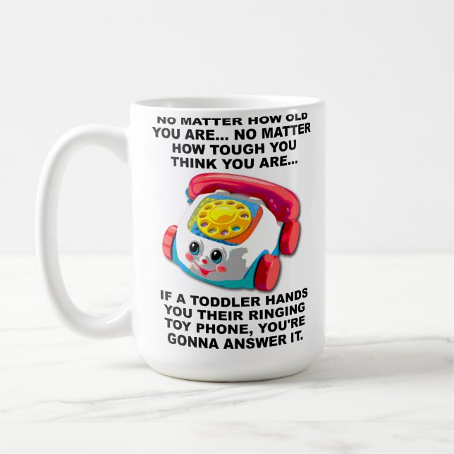 Café Caneca de Viagem Divertida de Telefone para Crianç (Esquerda)