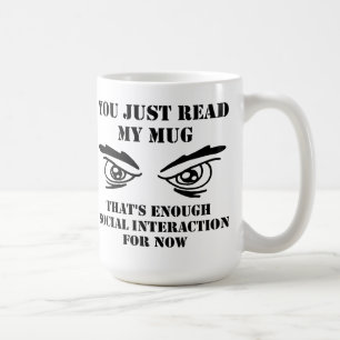 Café Caneca de viagem engraçada da interação social