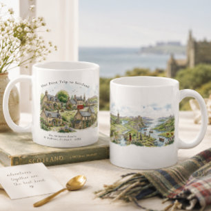 Café Caneca de Viagem Personalizada Escócia