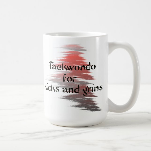 Café Caneca de viagem Taekwondo Kicks e Grins (Direita)