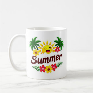 Café Caneca de Vibrações de Verão