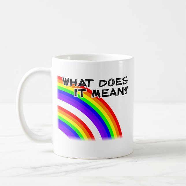 Café Caneca de Vídeo do Arco-íris Duplo (Esquerda)