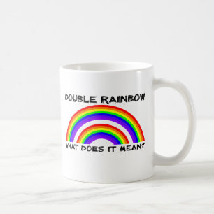 Café Caneca de Vídeo do Arco-íris Duplo